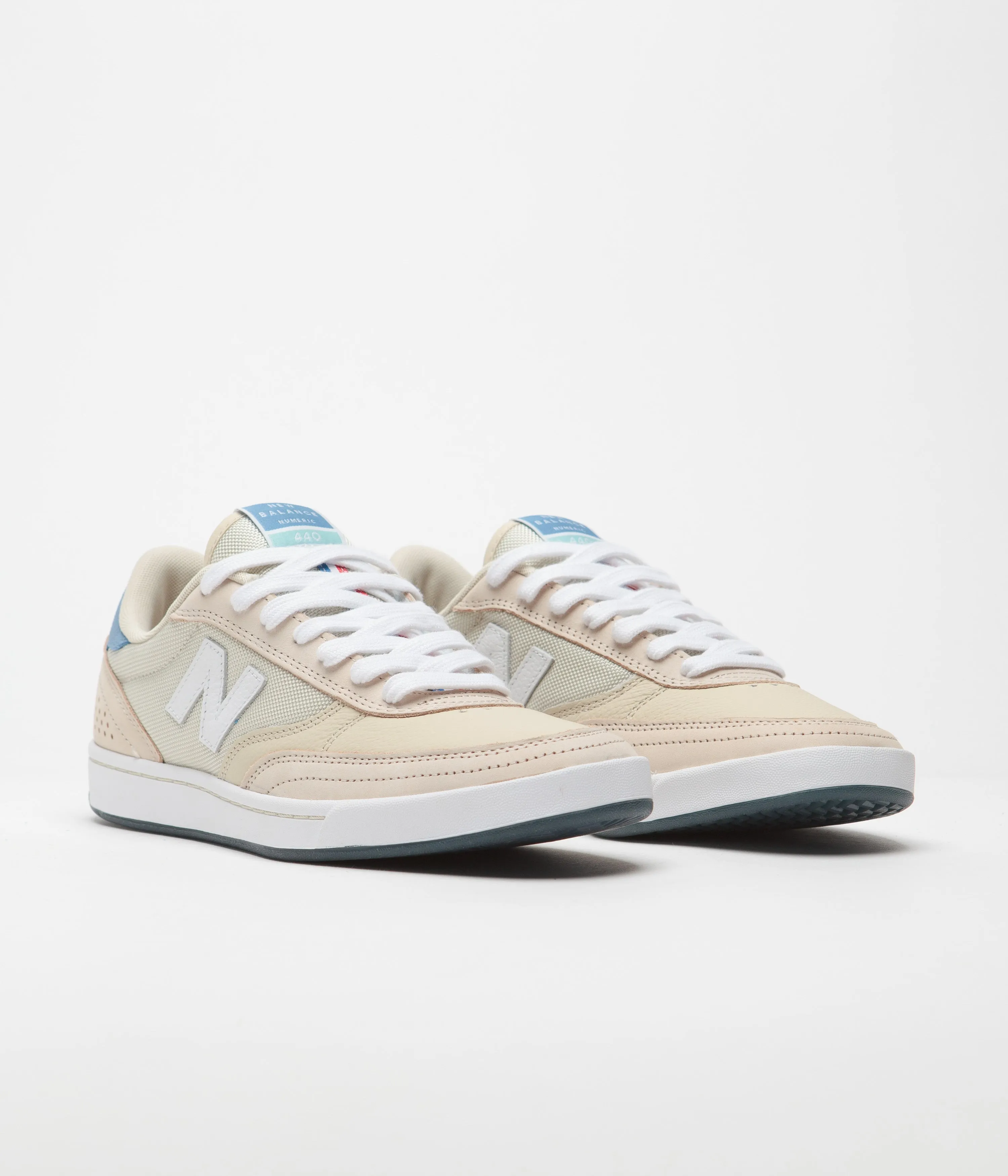 New Balance Numeric x Welcome 440 Shoes - Sea Salt / Red