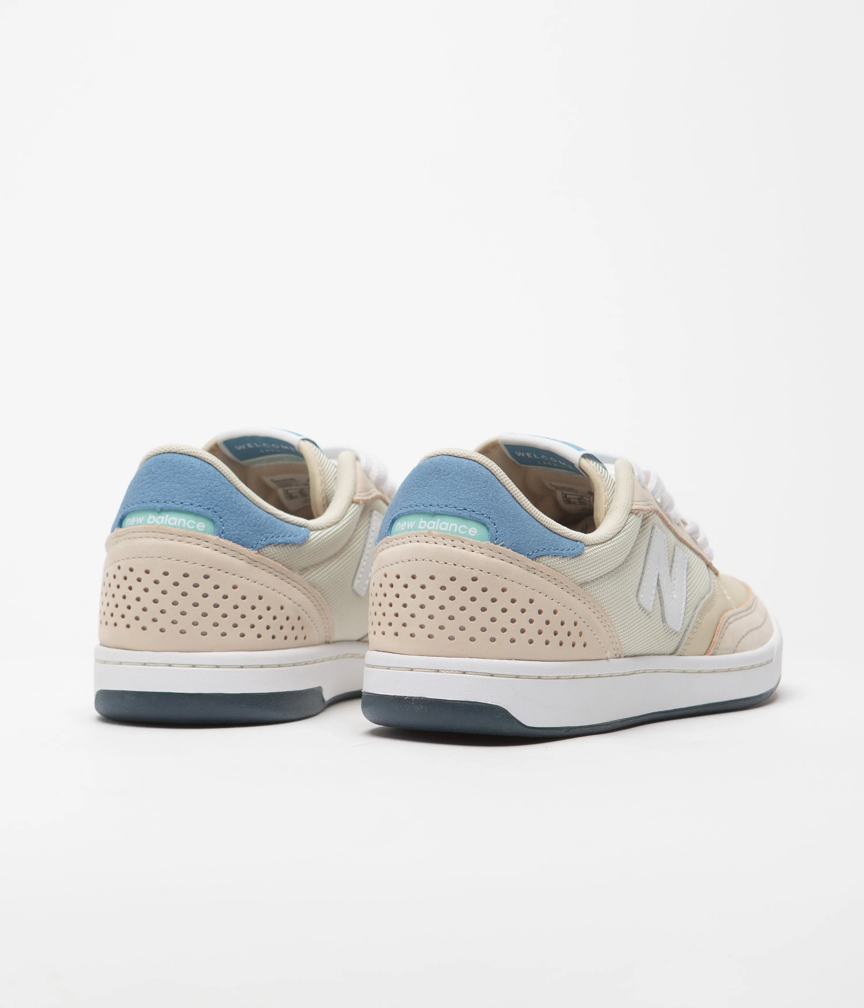 New Balance Numeric x Welcome 440 Shoes - Sea Salt / Red