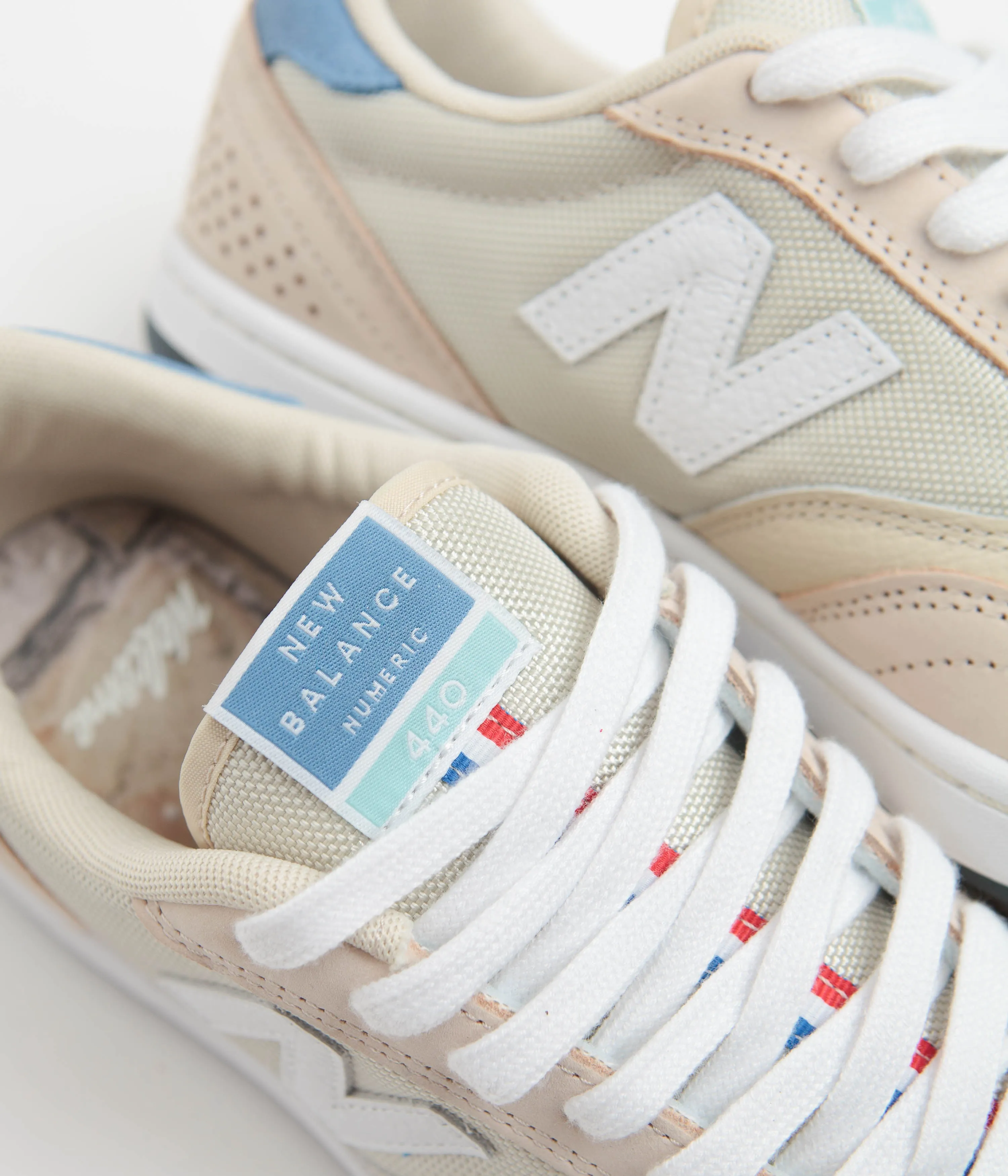 New Balance Numeric x Welcome 440 Shoes - Sea Salt / Red