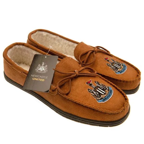 Newcastle United FC Mens Moccasins - SMALL