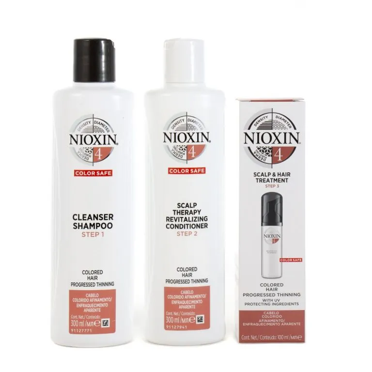 Nioxin System 4 Trio Pack - Shampoo, Conditioner & Treatment 100ml