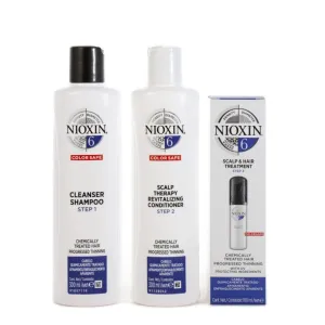 Nioxin System 6 Shampoo 300ml  Conditioner 300ml  Treatment 100ml