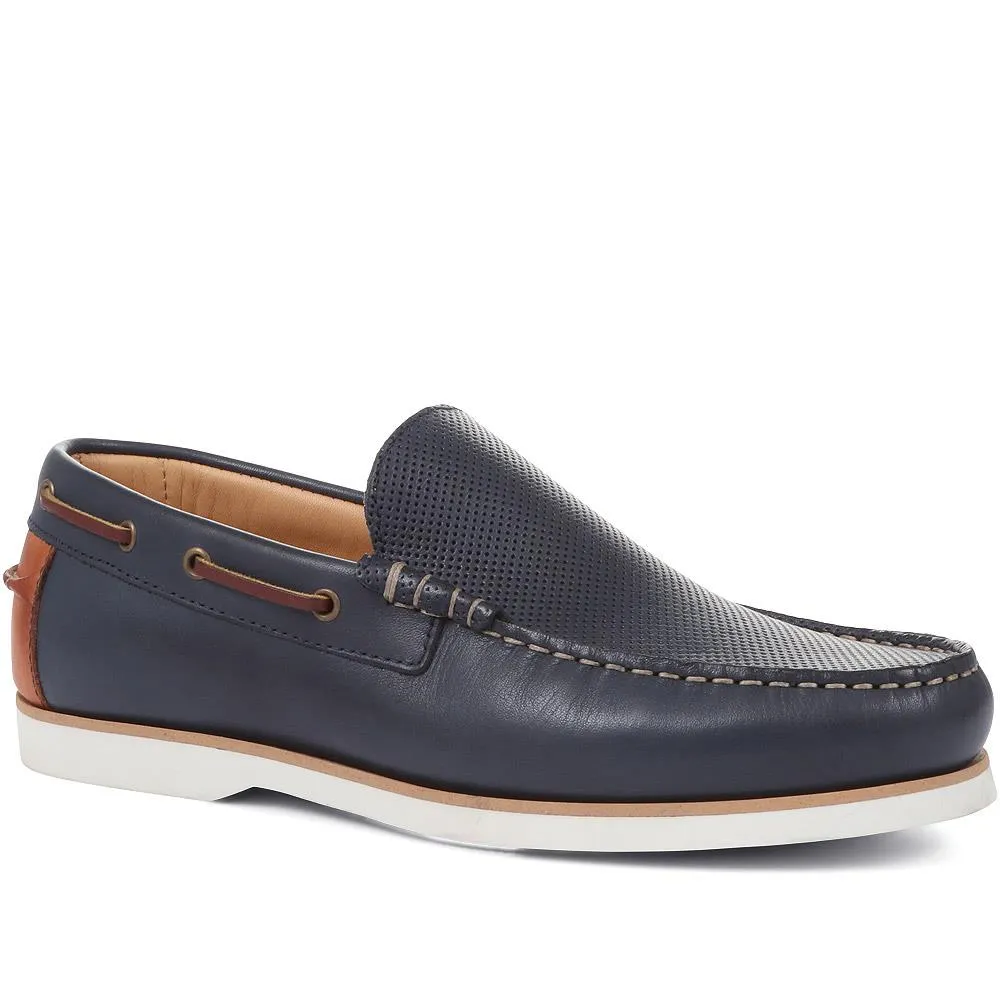 Peer Leather Moccasin Shoes - PEER / 322 024