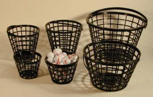 Plastic Driving Range Basket - Black