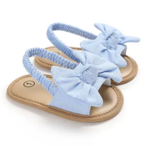 Pre-Walking Baby Girl Sandals - Light Blue