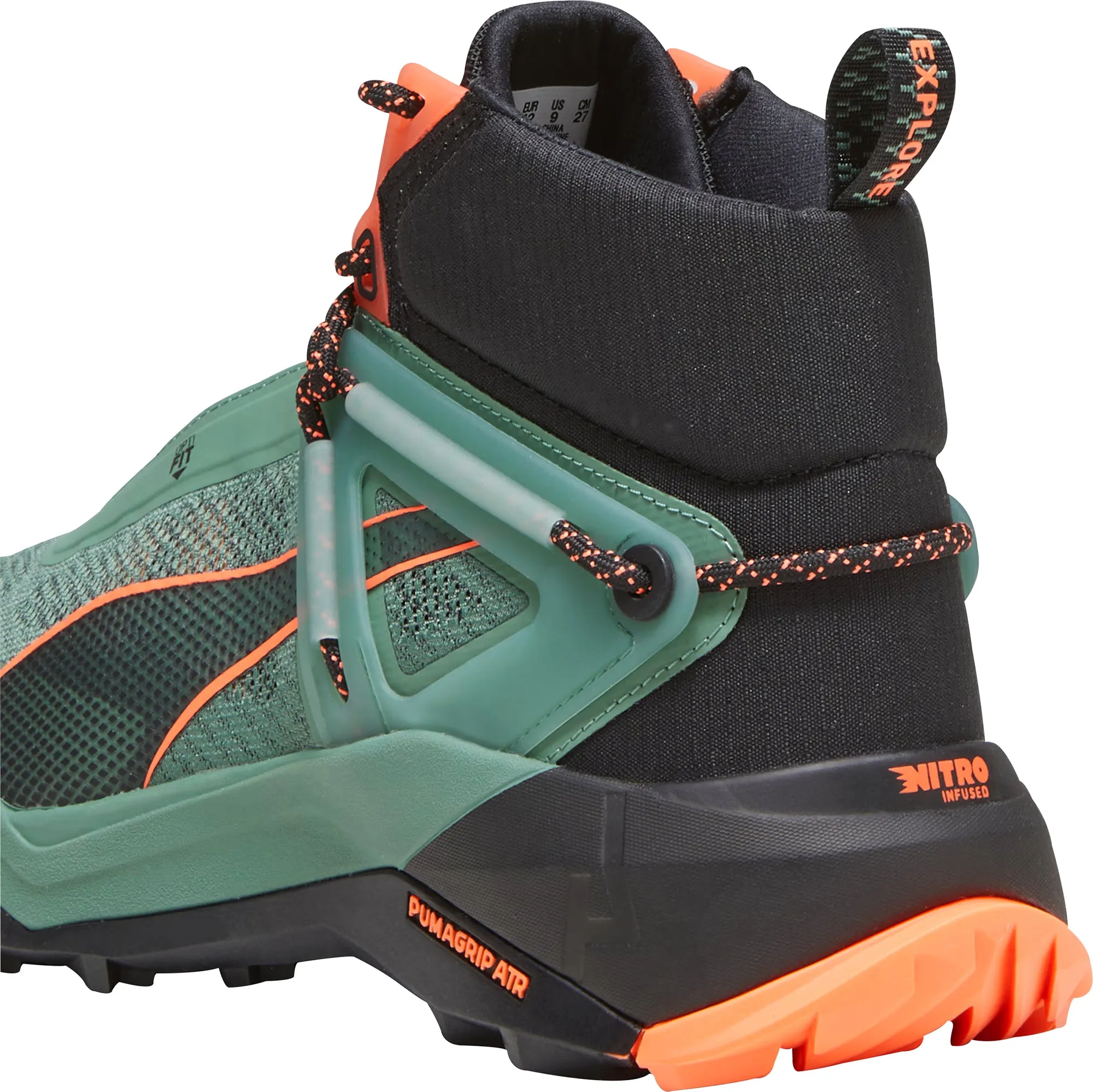 Puma Explore Nitro Mid Mens Walking Boots - Green