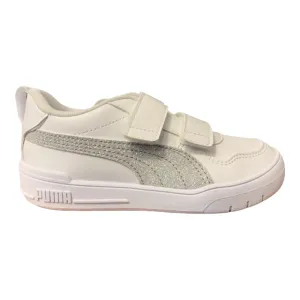 Puma sneakers da bambina Multiflex Glitzm FS V PS 384885 01 bianco argento