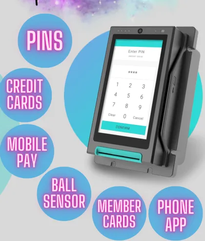 Range Start Credit Card and Membership System for Driving Range Dispenser