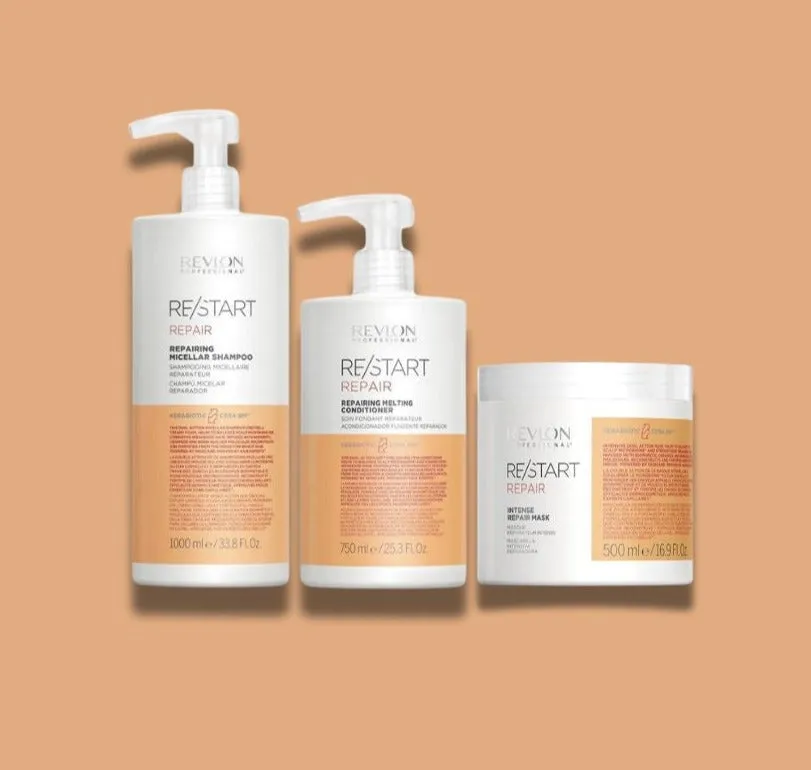 Revlon Professional RE/START Repair Repairing Shampoo, Conditioner & Mask Trio