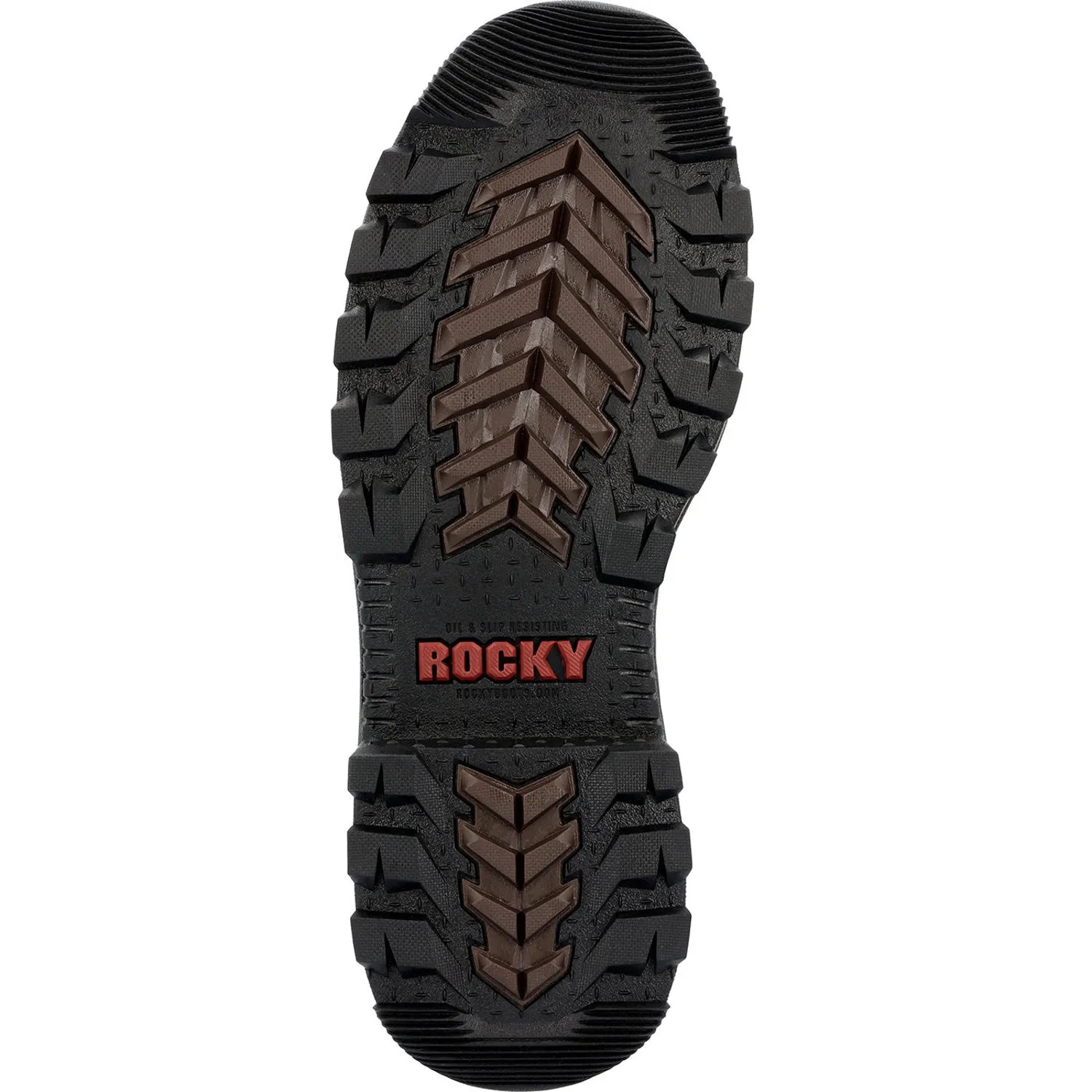 Rocky Mens Crazy Horse Leather WP Rams Horn CT Hiking Boots