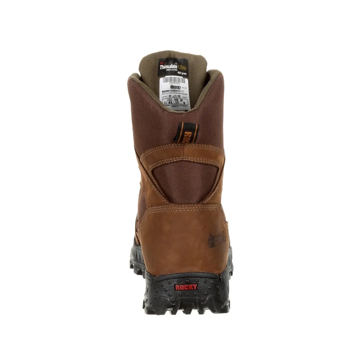 Rocky Prohunter Men's 600G Insulated Waterproof Outdoor Boots Rks0384 In Brown