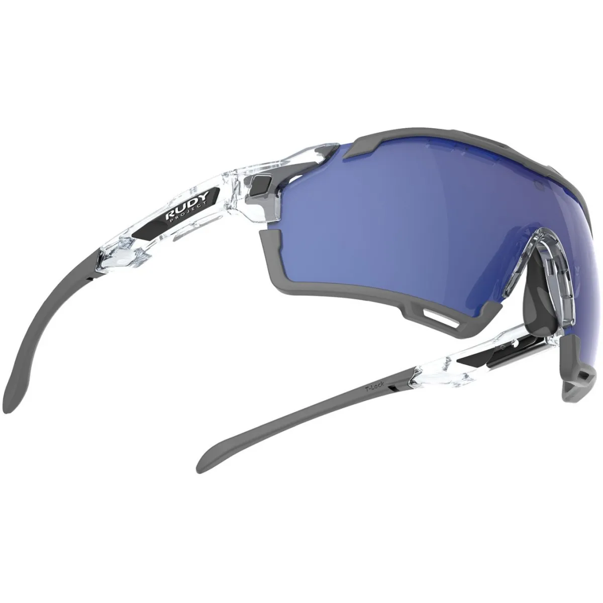 Rudy Project Cutline Crystal Bright Multilaser Deep Blue Glasses