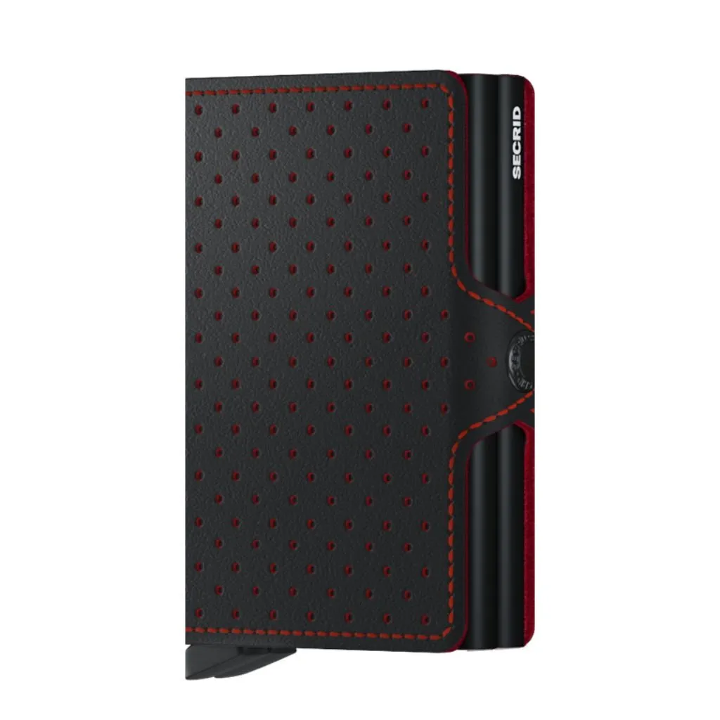 Secrid Twinwallet Perforated Black-Red