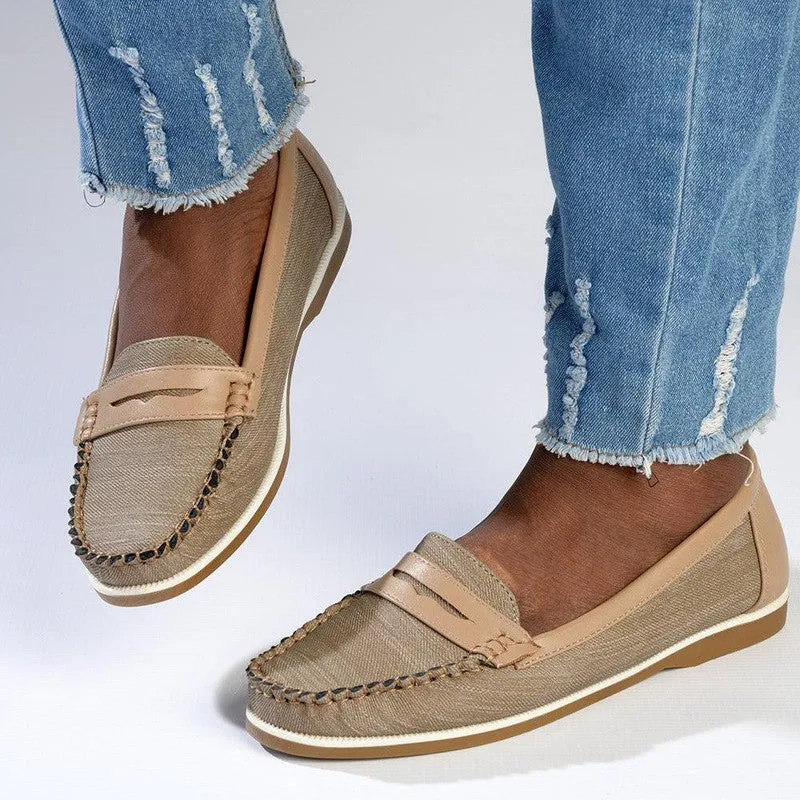 Soft Style by Hush Puppy Jamese Loafer - Taupe