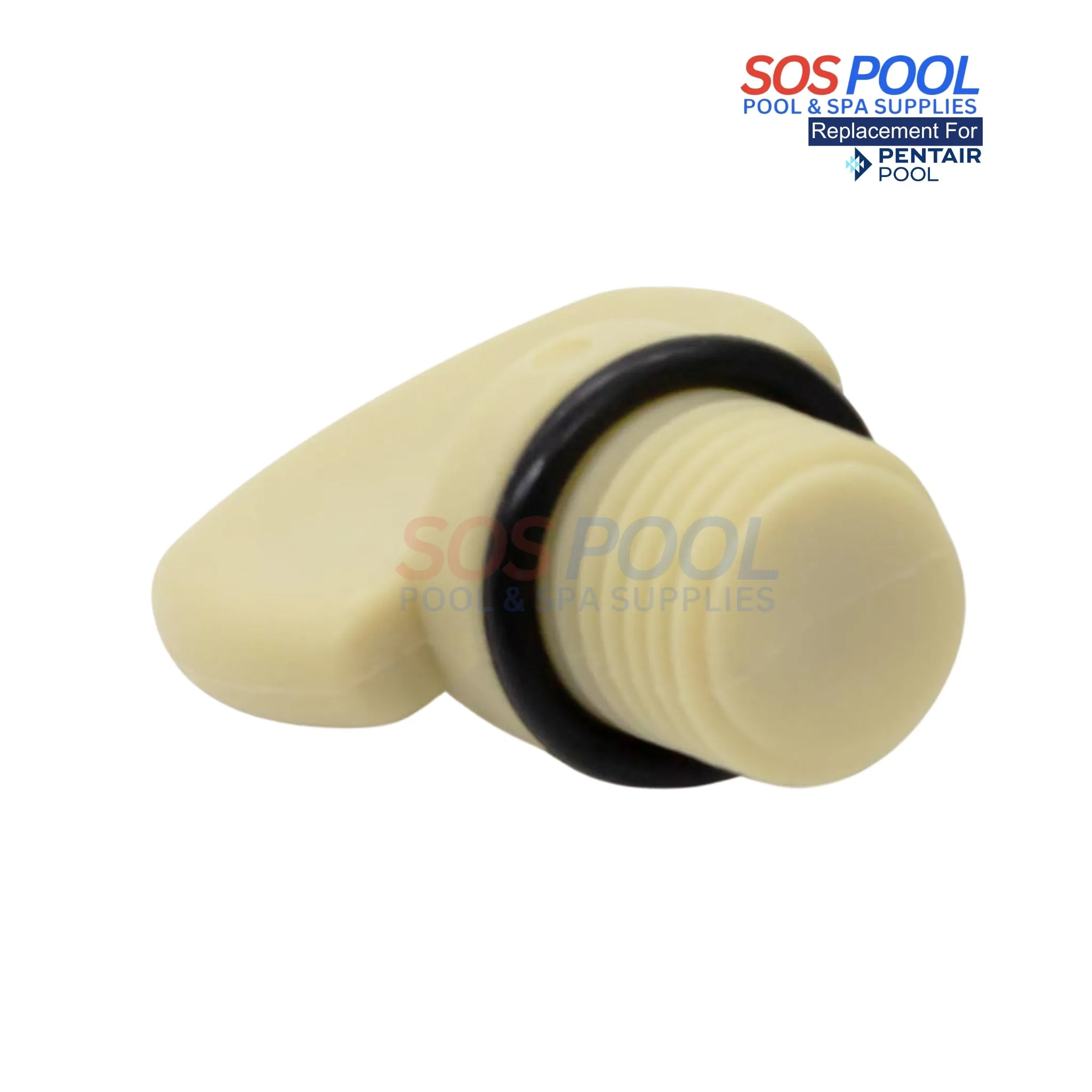 SOSPool Drain Plug With O-Ring For Pentair Whisperflo And Intelliflo Pumps | Almond | 071131 | PCG071131