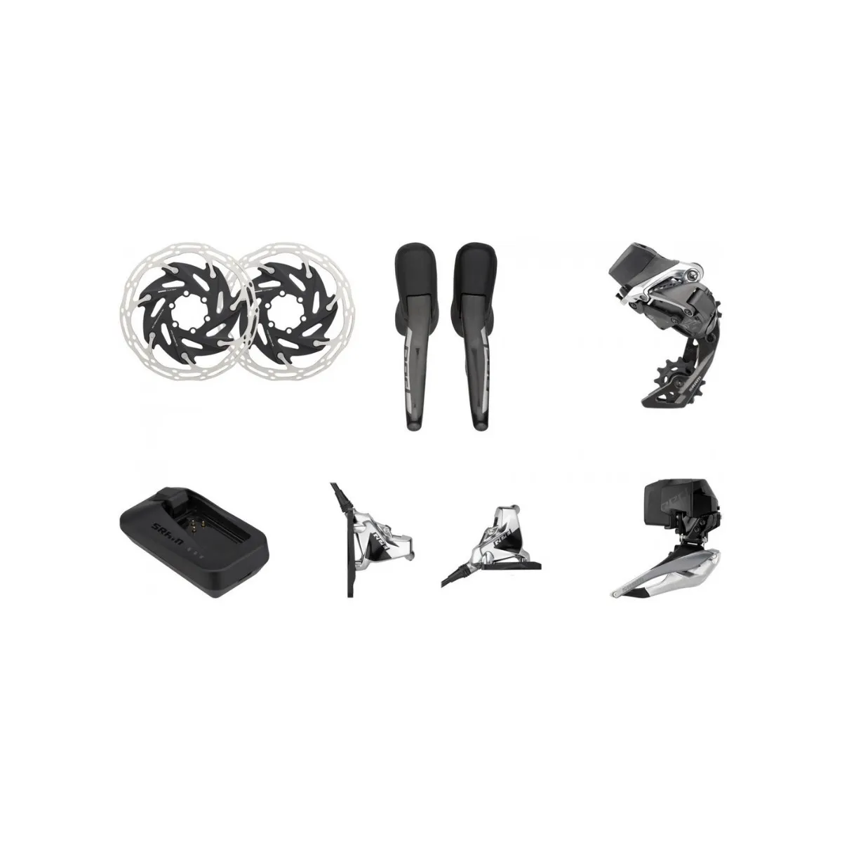 SRAM Red eTap AXS HRD FM 2x12 speed gearshift group set