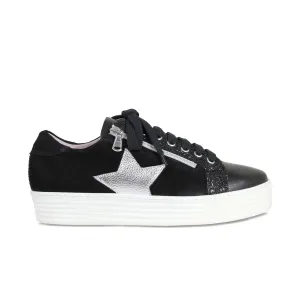 Star: Black Leather & Suede