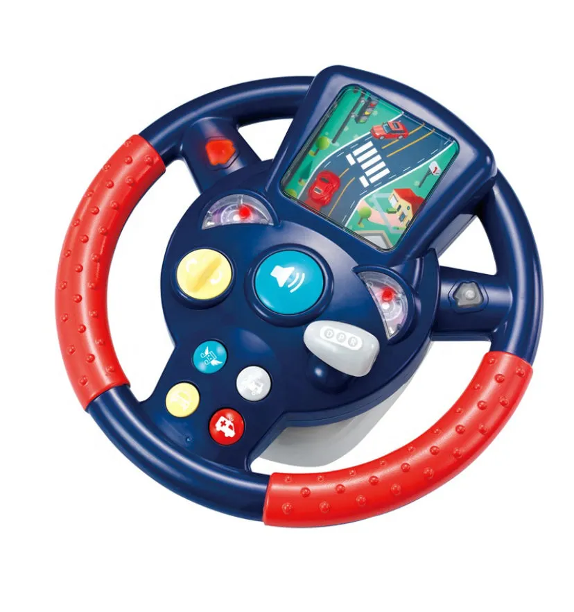 Steering Wheel With Light & Music for Kids