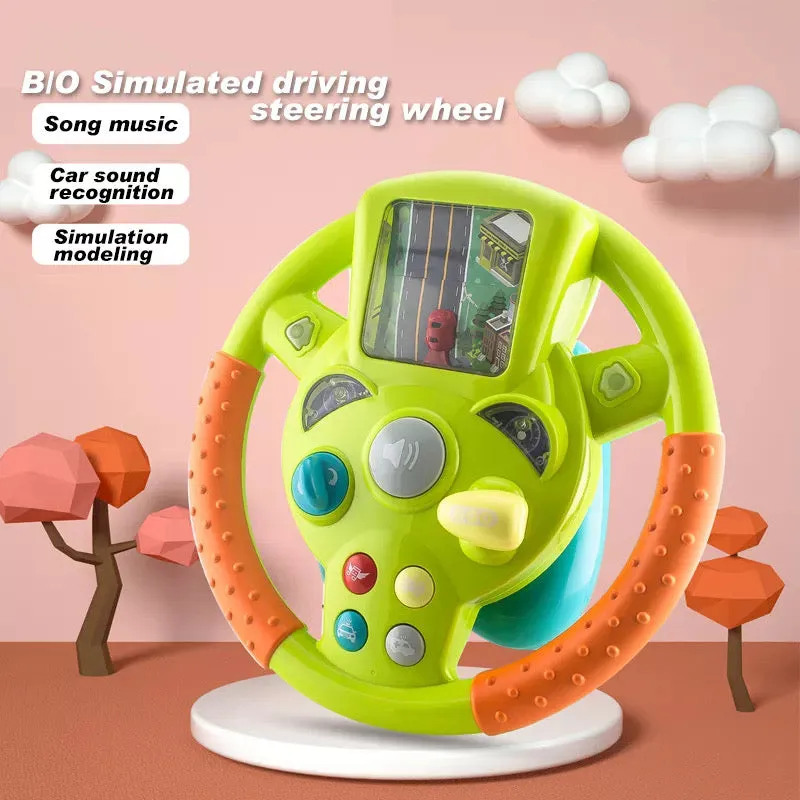 Steering Wheel With Light & Music for Kids