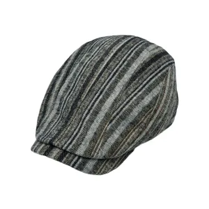 Stripe Ivy Gatsby Hats - Newsboy Cabbie Cap - Hunting Driving Golf Adjustable LD31576