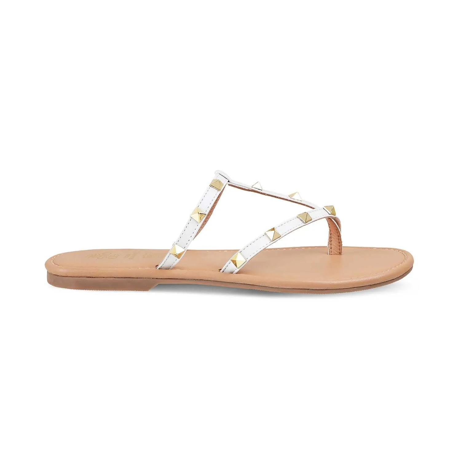 The Astud White Women's Casual Flats Tresmode