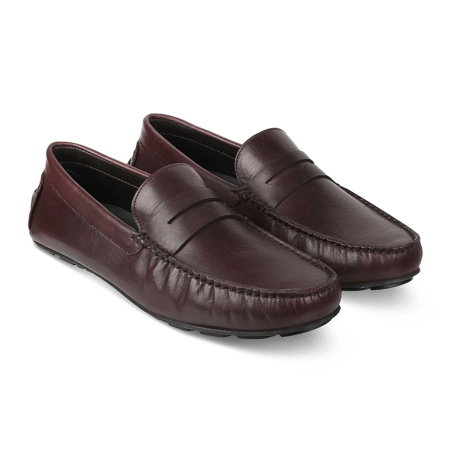 The Sloafer Brown Men's Leather Driving Loafers Tresmode