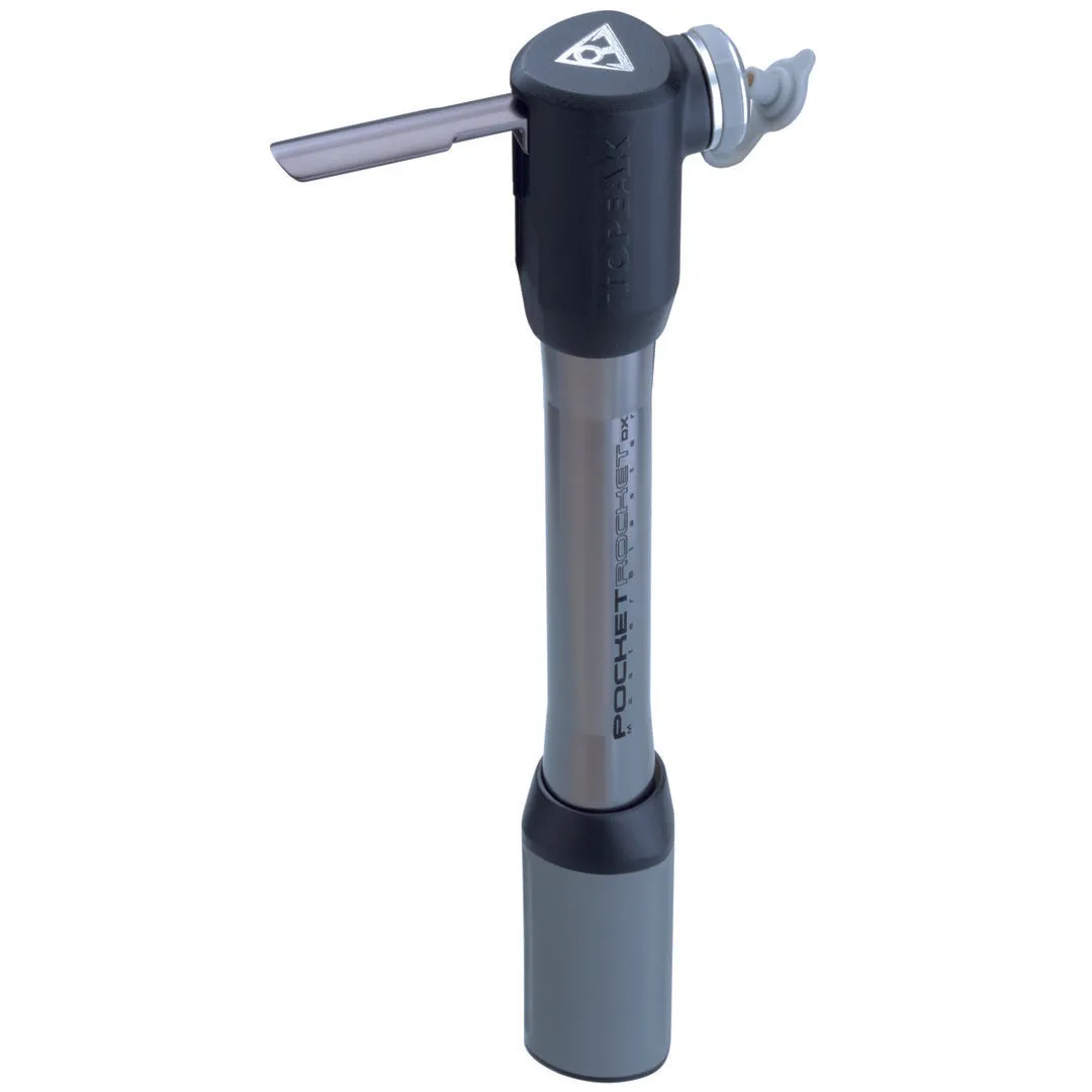 Topeak Pocket Rocket DX II Aluminum Silver Mini Pump