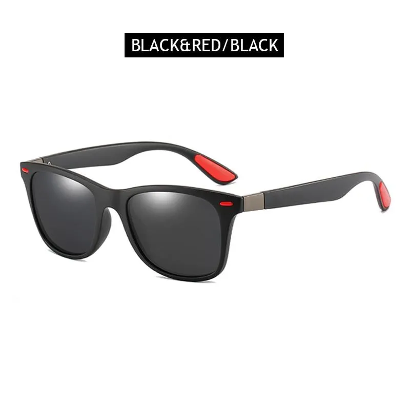 Unisex Polarised Classic Square Driving Sun Glasses