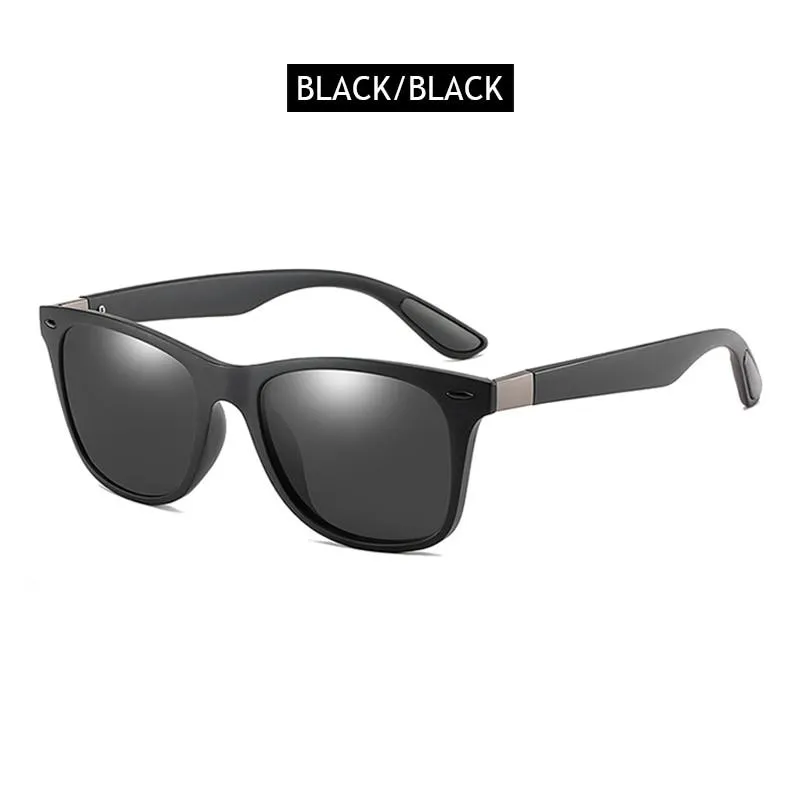 Unisex Polarised Classic Square Driving Sun Glasses