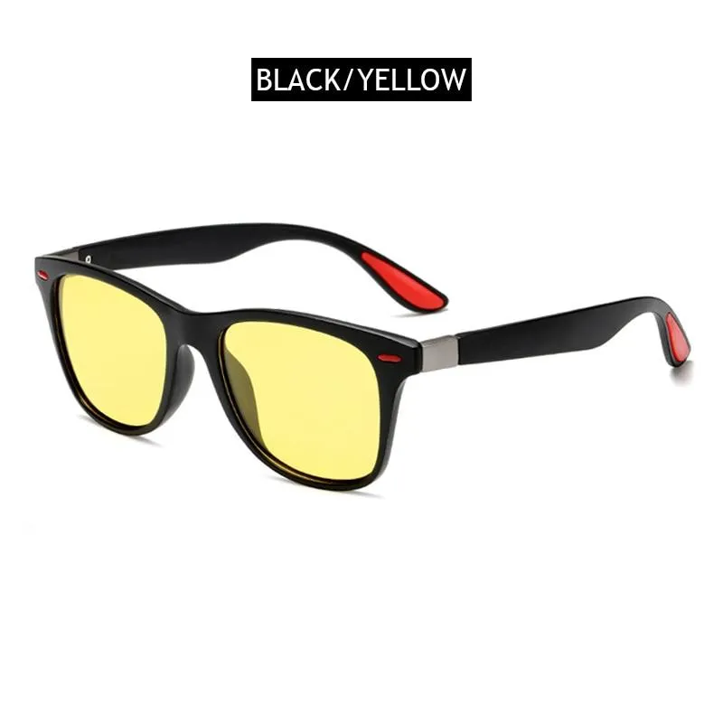 Unisex Polarised Classic Square Driving Sun Glasses