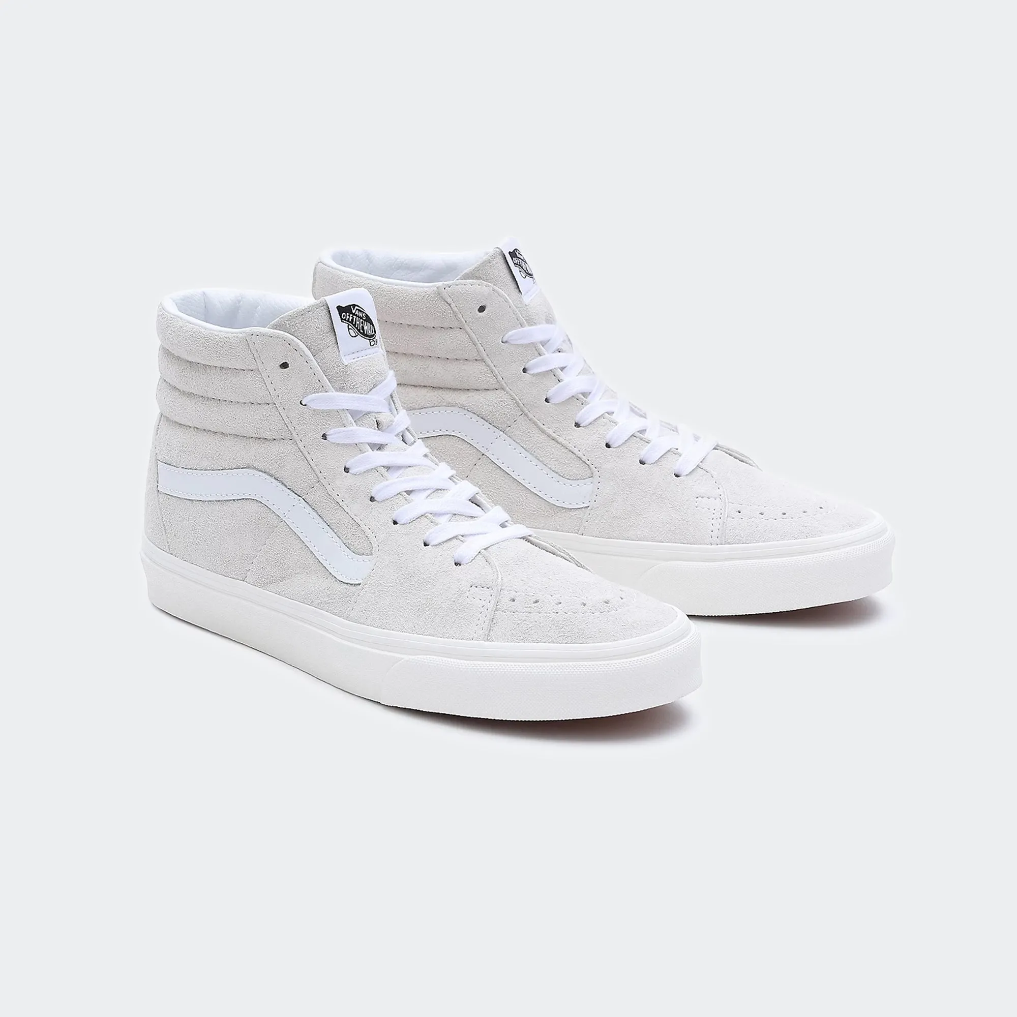 Unisex Vans Sk8-Hi Pig Suede Shoes Blanc De Blanc