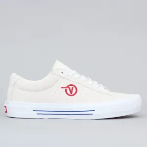 Vans Saddle Sid Pro Shoes Marshmallow / Racing Red