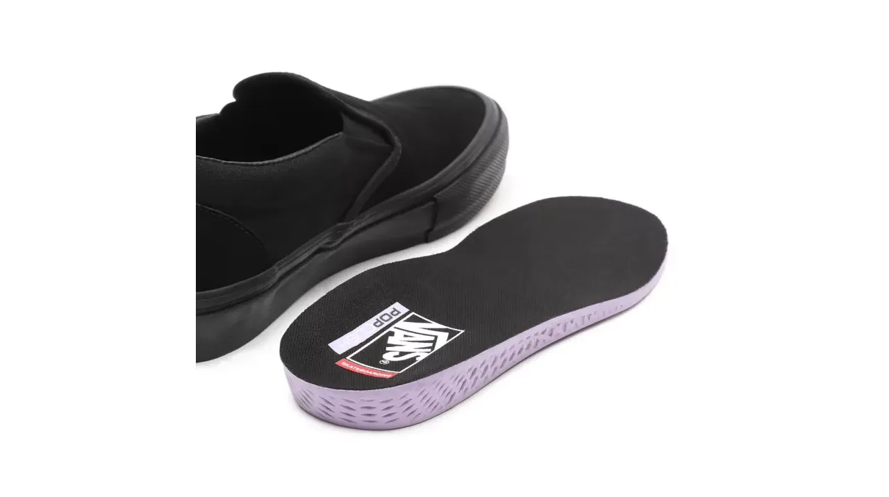 Vans Skate Slip-On Pro Skate Skateboarding Shoes - Black/Black (Blackout)