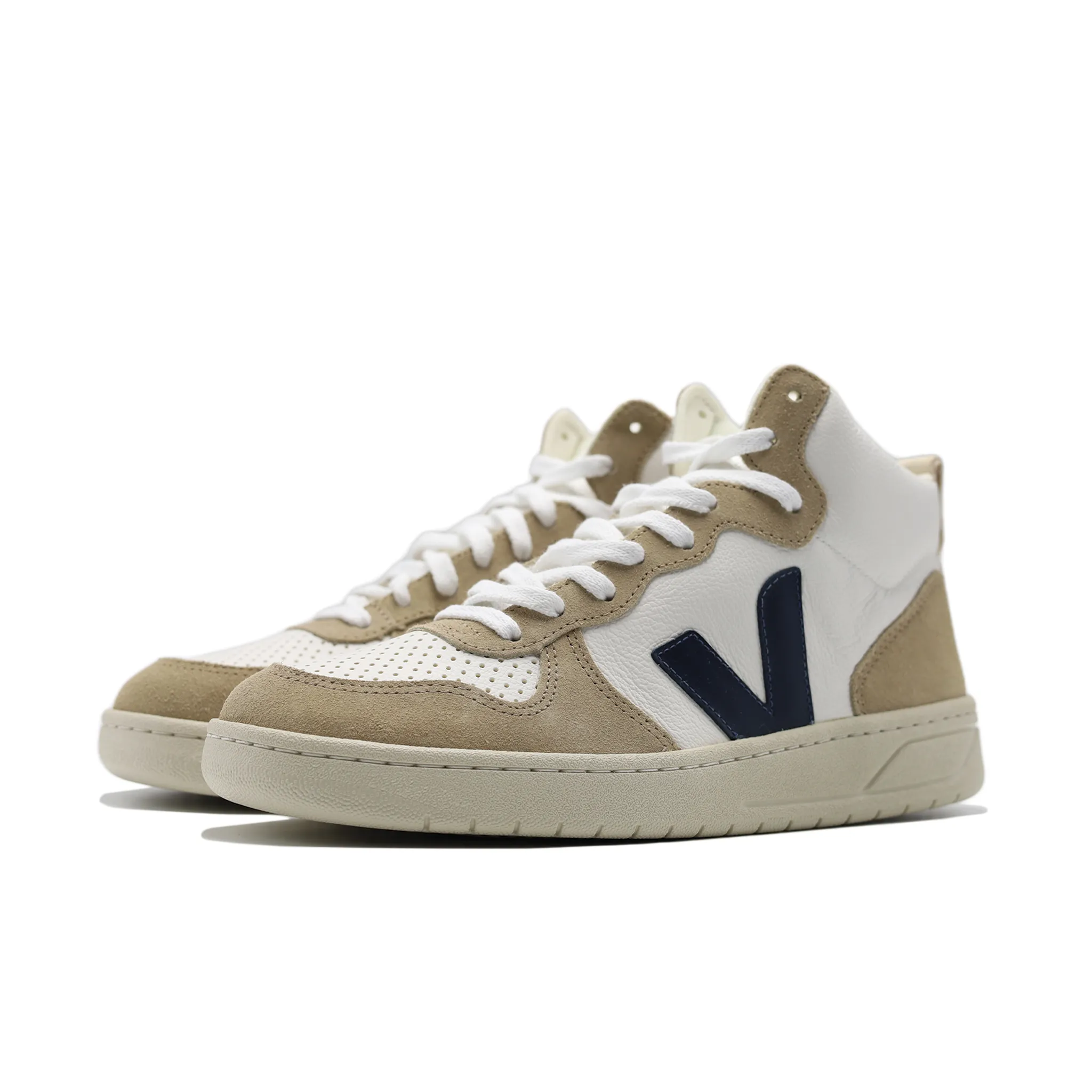 VEJA V-15 CHROMEFREE LEATHER EXTRA WHITE (MENS)