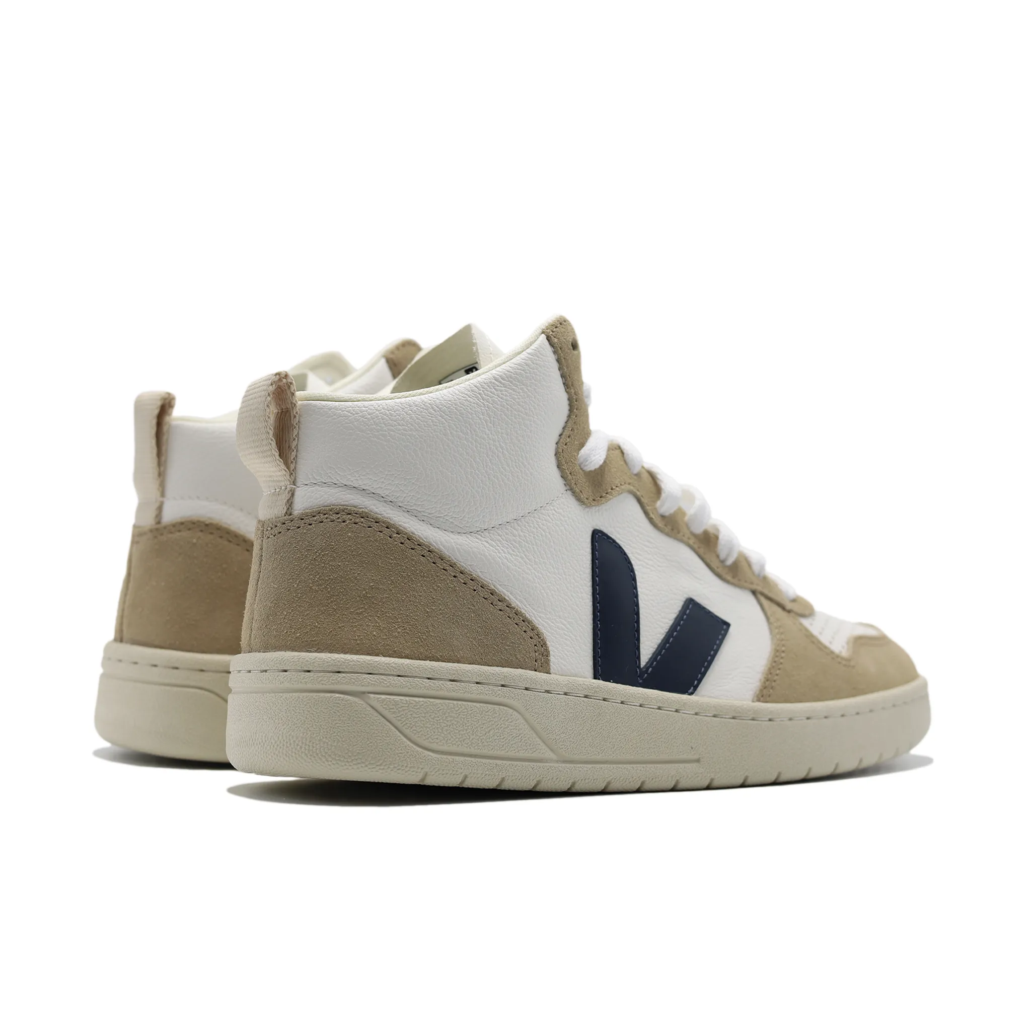 VEJA V-15 CHROMEFREE LEATHER EXTRA WHITE (MENS)