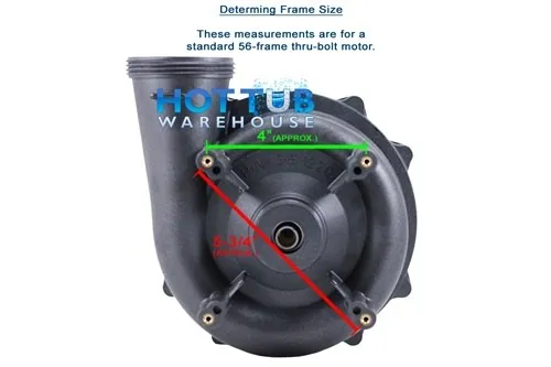 Waterway Executive 3 Horsepower 2 Spd 56 Frame Pump 3721221-1D - 2" Intake