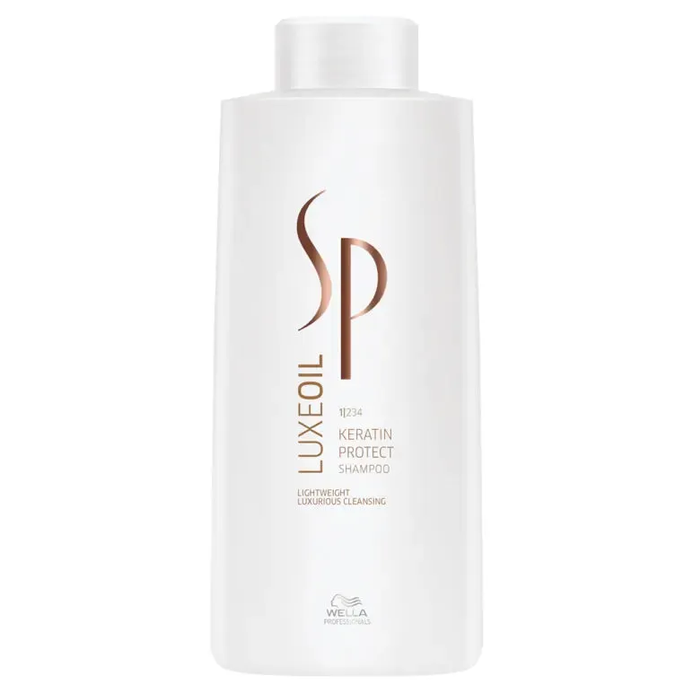 Wella SP LuxeOil Keratin Protect Shampoo, Conditioner 1000ml & Restore Mask 400ml Trio Pack