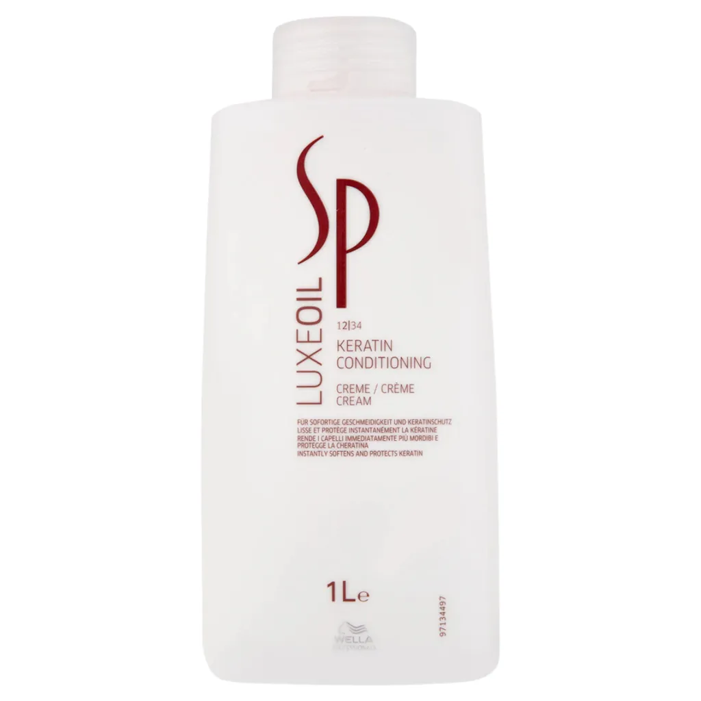 Wella SP LuxeOil Keratin Protect Shampoo, Conditioner 1000ml & Restore Mask 400ml Trio Pack