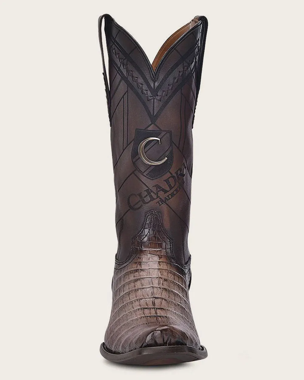 Western brown ultra exotic boot