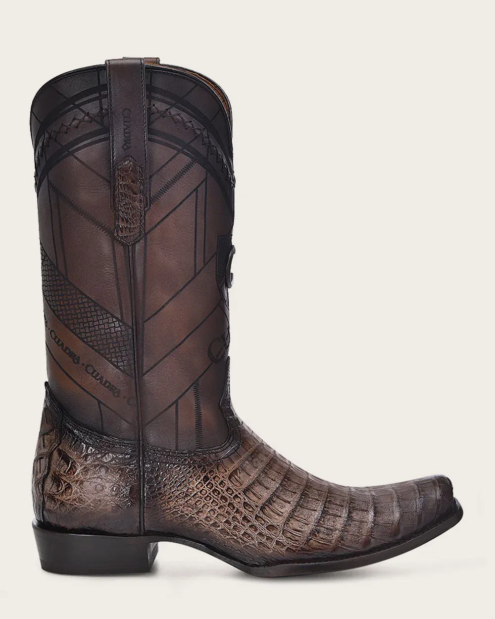 Western brown ultra exotic boot