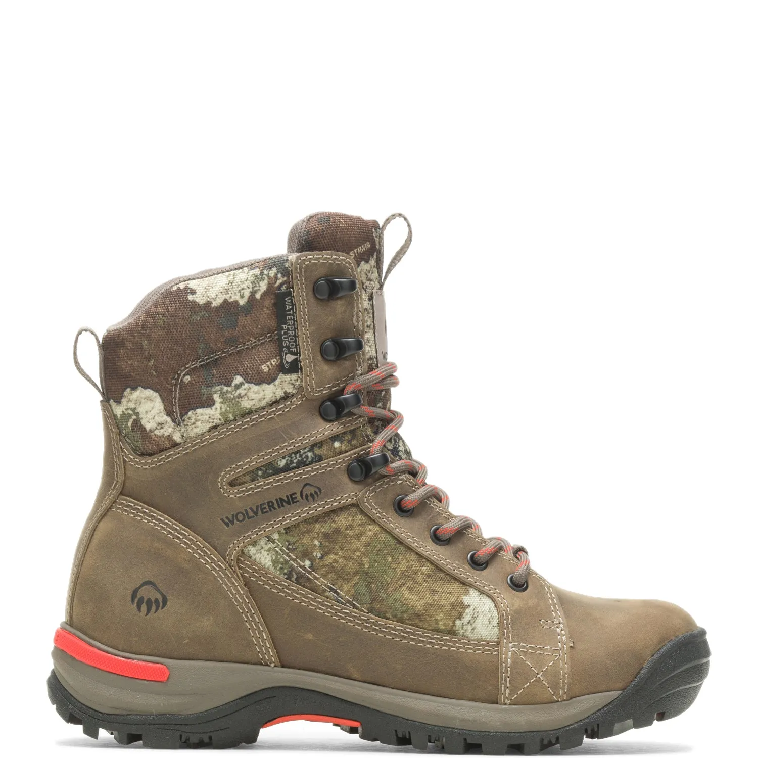 Wolverine Womens Gravel Leather Hiking Boots Sightline WP 200G Hunt