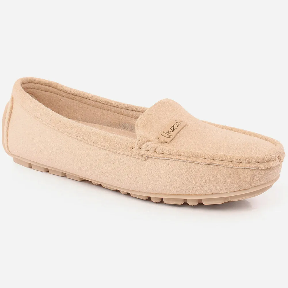 Women "Lena" Decent Suede Moccasins