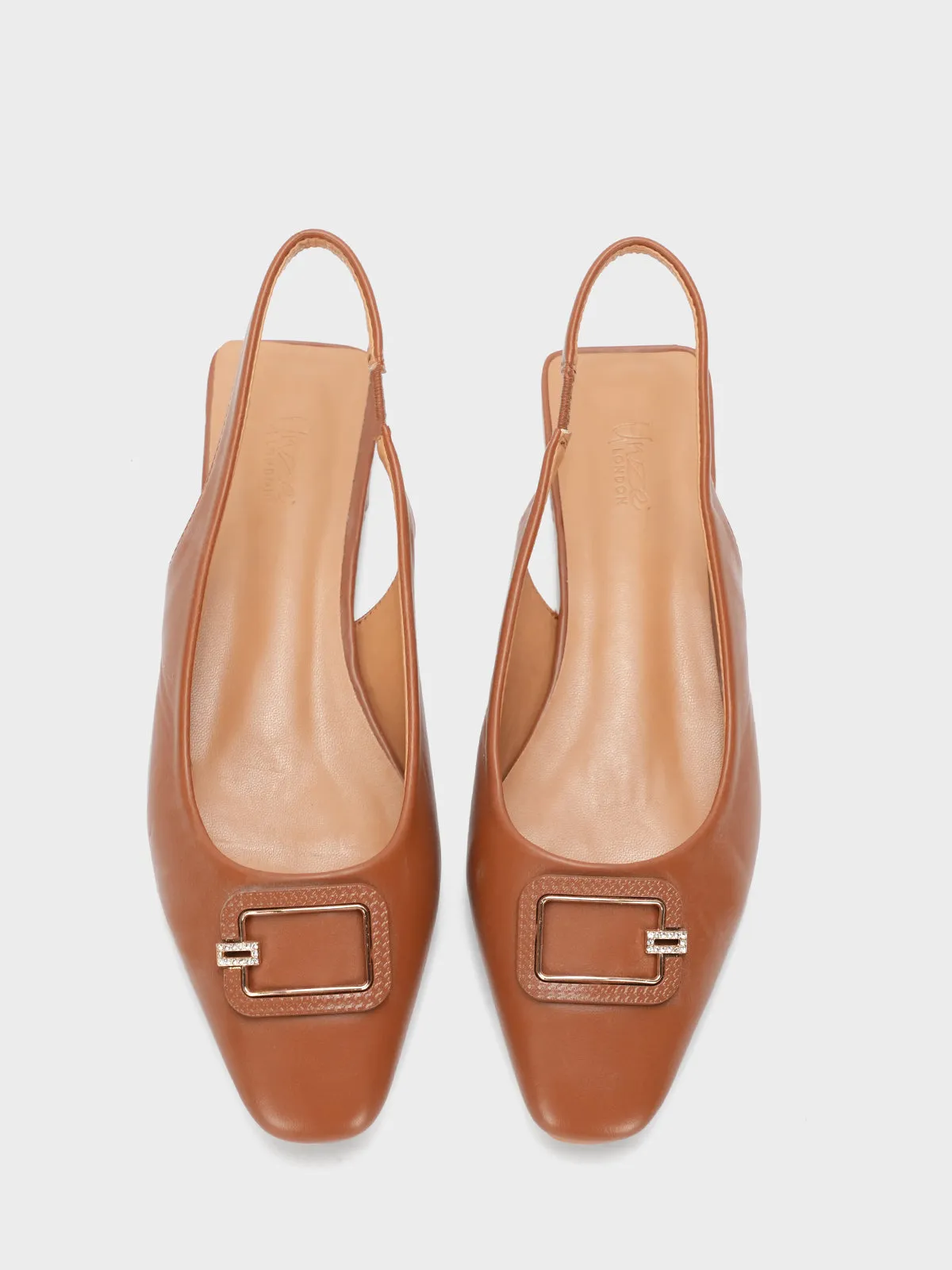 Women's "AMYRYN" Slingback Flat Pumps