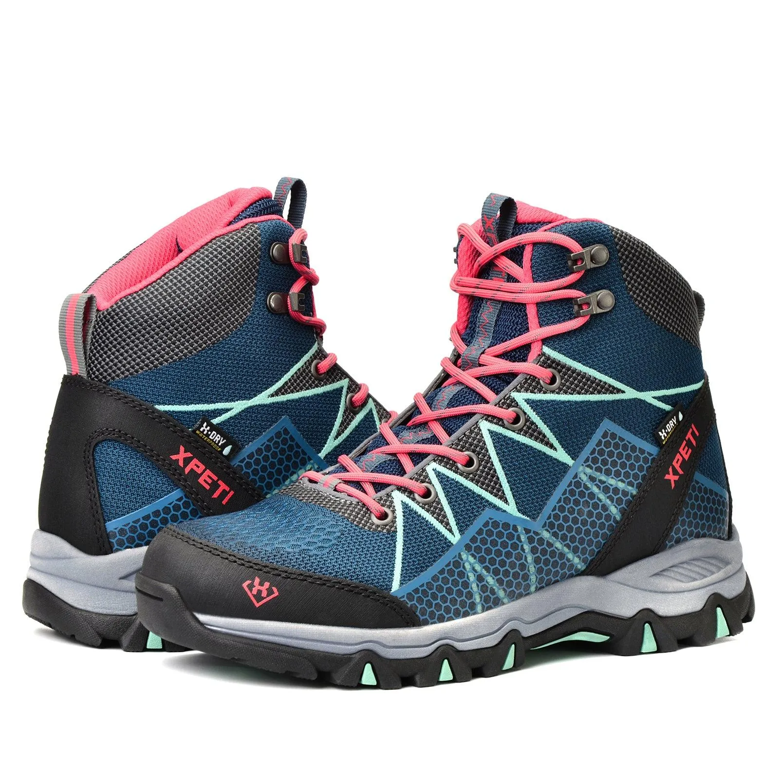 XPETI Women's Infinity Knitted Hiking Boots