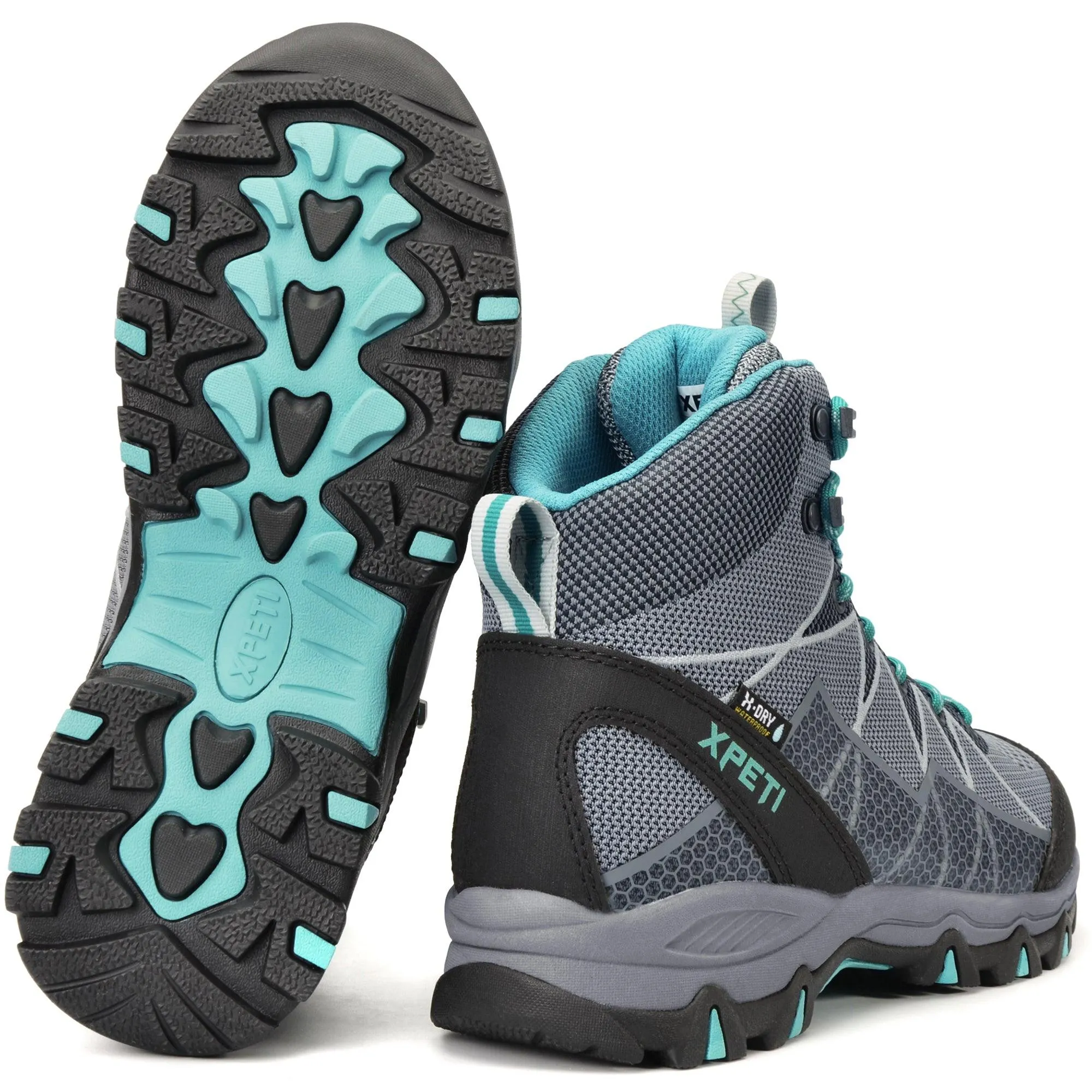 XPETI Women's Infinity Knitted Hiking Boots