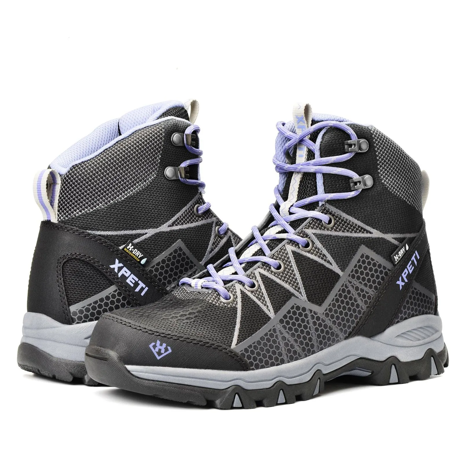 XPETI Women's Infinity Knitted Hiking Boots